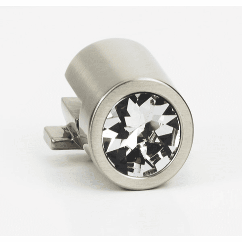 Alno C2660-SN Ring Pull Round Crystal Post Only Dia 14.0mm, Satin Nickel UPC: 785584092862