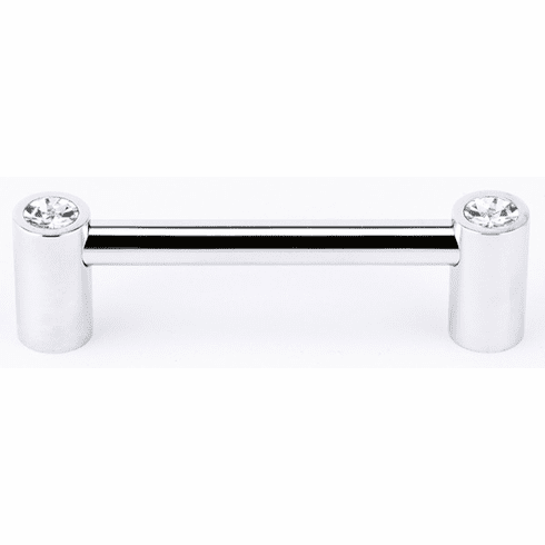 Alno C715-35-PC Contemporary I Crystal 3 1/2" Crystal Pull, Polished Chrome UPC: 785584014260