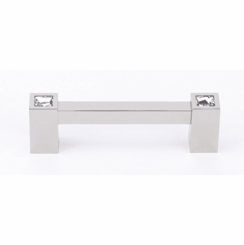 Alno C718-35-PN Contemporary Ii Crystal 3 1/2" Crystal Pull, Polished Nickel UPC: 785584014369