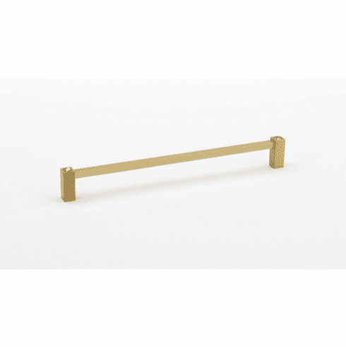 Alno CD718-12-SB Contemporary Ii Crystal 12" Crystal Appliance Pull, Satin Brass UPC: 785584091629