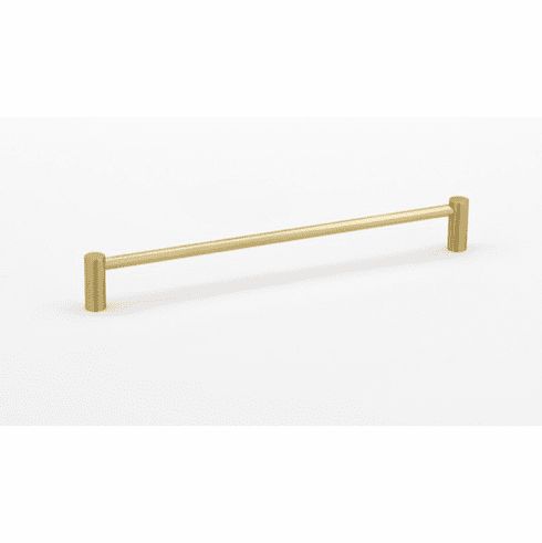 Alno D715-12-SB Contemporary I 12" Appliance Pull, Satin Brass UPC: 785584091674