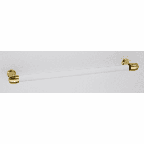 Alno D870-12-PB Royale Acrylic 12" Pull, Polished Brass UPC: 785584100482