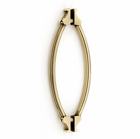 Alno G1476-8-PA Fiore 8" Back to Back Glass Door Pull, Polished Antique UPC: 785584057137