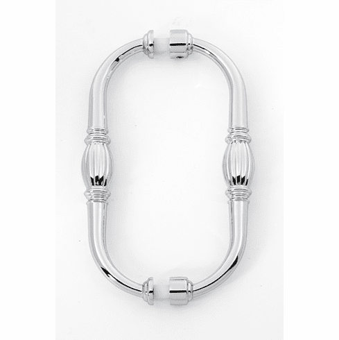 Alno G234-6-PC Tuscany 6" Back to Back Glass Door Pull, Polished Chrome UPC: 785584057205