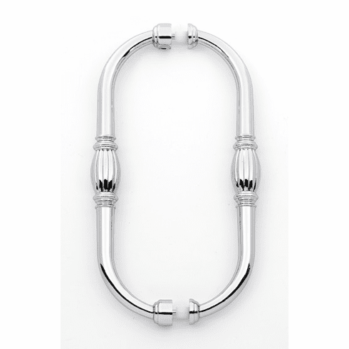 Alno G234-8-PC Tuscany 8" Back to Back Glass Door Pull, Polished Chrome UPC: 785584057274