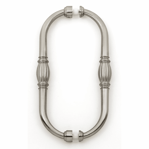 Alno G234-8-SN Tuscany 8" Back to Back Glass Door Pull, Satin Nickel UPC: 785584057298