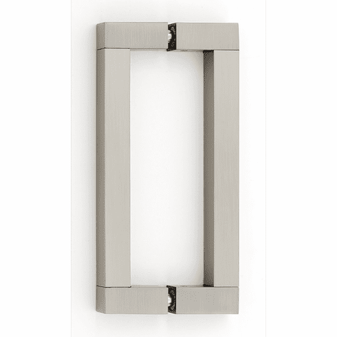 Alno G420-6-SN Block 6" Back to Back Glass Door Pull, Satin Nickel UPC: 785584057359
