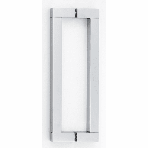 Alno G420-8-PC Block 8" Back to Back Glass Door Pull, Polished Chrome UPC: 785584057397
