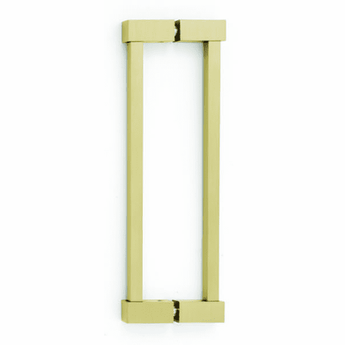 Alno G718-8-SB Contemporary Ii 8" Back to Back Glass Door Pull, Satin Brass UPC: 785584096631