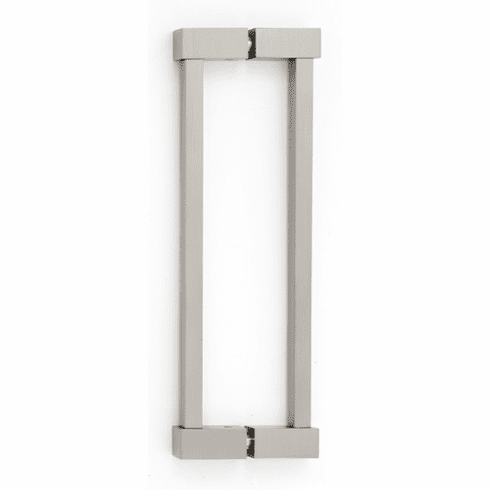 Alno G718-8-SN Contemporary Ii 8" Back to Back Glass Door Pull, Satin Nickel UPC: 785584057694
