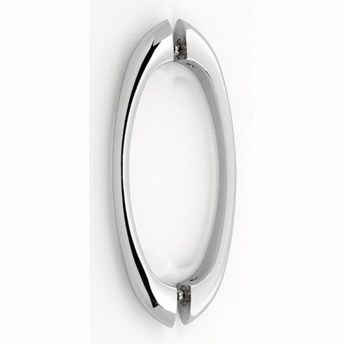 Alno G855-6-PC 6" Back to Back Glass Door Pull, Polished Chrome UPC: 785584058004