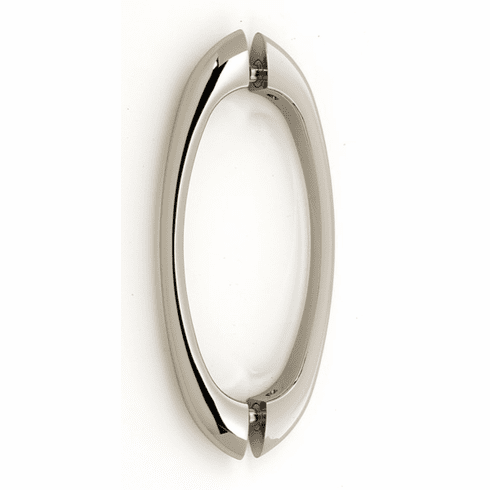 Alno G855-6-PN 6" Back to Back Glass Door Pull, Polished Nickel UPC: 785584058011