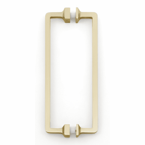 Alno G950-8-SB Millennium 8" Back to Back Glass Door Pull, Satin Brass UPC: 785584096679