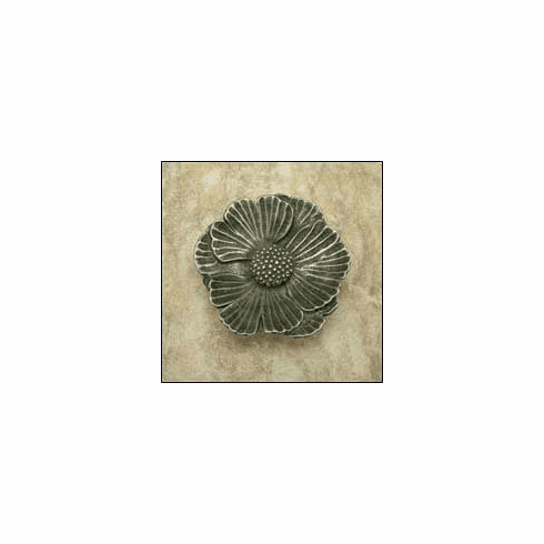 Anne at Home 2234 Large Lotus Flower Cabinet Knob 3.5 x 3.5 x 1.25"