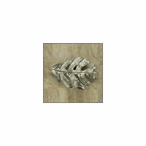 Anne at Home 2243 Large Oak Leaf Cabinet Knob 2.5 x 4 x 1.125"