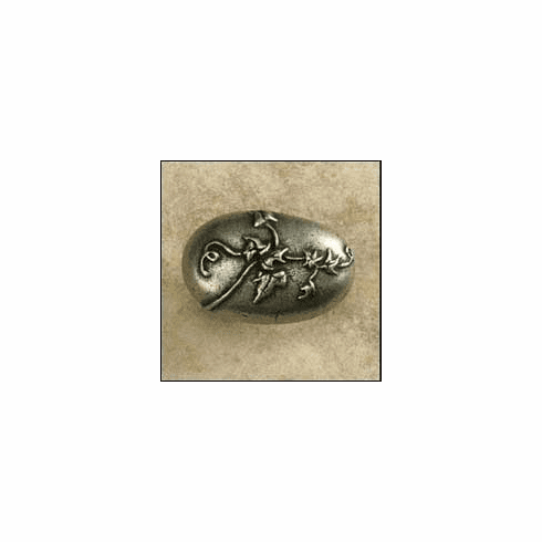 Anne at Home 239 English Ivy Oval Knob Cabinet Knob 1.75 x 1.25 x 0.75"