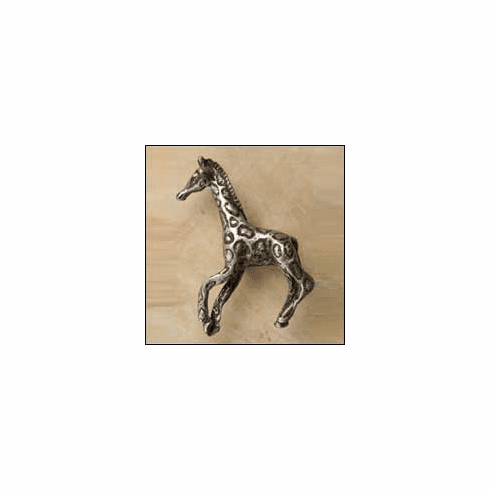 Anne at Home 385 Giraffe Left Cabinet Knob 1.5 x 2 x 0.75"