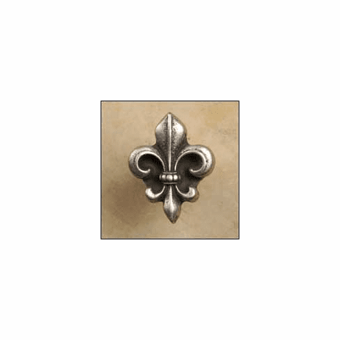 Anne at Home 562 Fleur-De-Lis Small Cabinet Knob 0.75 x 1 x 0.75"