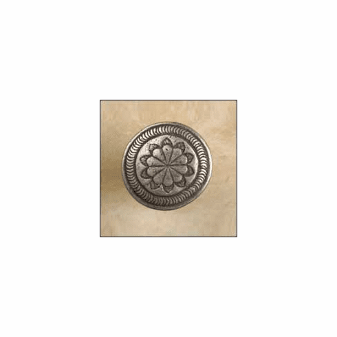 Anne at Home 571 Round Concho Small Cabinet Knob 1.25 x 1.25 x 0.75"