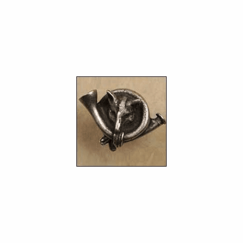 Anne at Home 596 Fox In Horn Cabinet Knob 1.25 x 1 x 1"