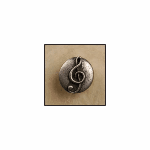 Anne at Home 609 Clef Cabinet Knob 1.25 x 1.25 x 1"