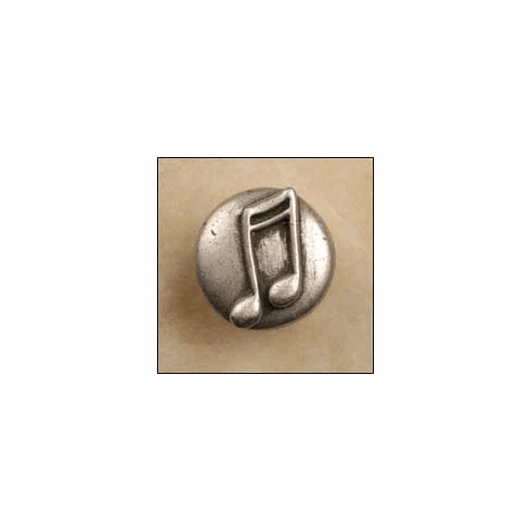 Anne at Home 610 Double Notes Cabinet Knob 1 x 1.25 x 1"