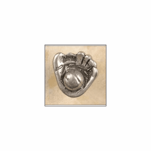 Anne at Home 827 Baseball & Mitt Cabinet Knob 1.5 x 1.5 x 1.25"