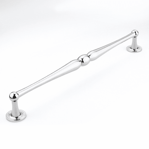 Schaub 581-26 Atherton, Appliance Pull, 15" cc with plain footplate, Polished Chrome