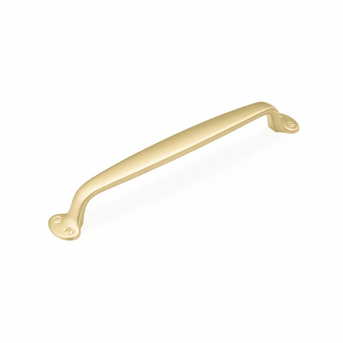Schaub 746-SB Country, Appliance Pull, Satin Brass 12" cc