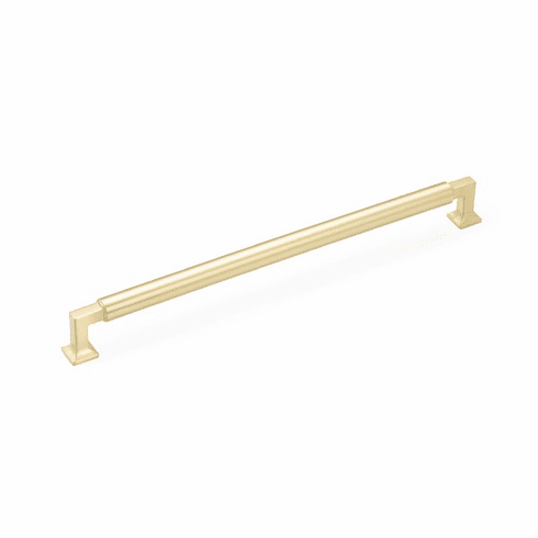 Schaub 479-SB Haniburton, Appliance Pull, 15" cc, Satin Brass