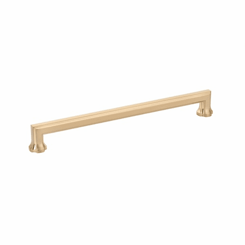 Schaub 880-SSB Empire, Appliance Pull, Signature Satin Brass, 12" cc