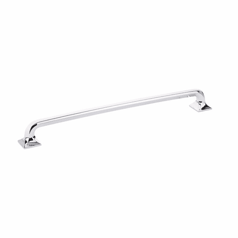 Schaub 218-26 Northport, Appliance Pull with square bases, Polished Chrome, 15" cc