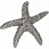 Atlas Homewares 142-P Starfish 2" Length Novelty Knob Pewter