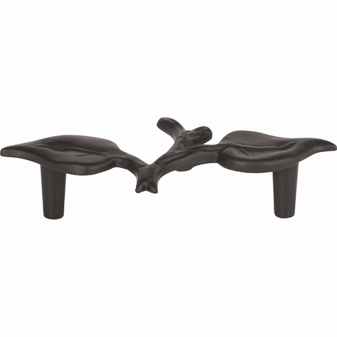 Atlas Homewares 185-O California Leaf 3" Center to Center Novelty Pull Aged Bronze