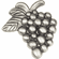 Atlas Homewares 2173-NO Vineyard Grapes 2" Length Novelty Knob Pewter