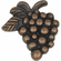Atlas Homewares 2173-R Vineyard Grapes 2" Length Novelty Knob Rust
