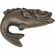 Atlas Homewares 2204-R Fish 2 1/4" Length Novelty Knob Rust