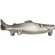 Atlas Homewares 2217-NO Fish 3" Center to Center Novelty Pull Pewter