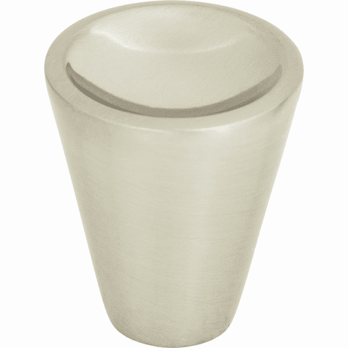 Atlas Homewares 228-BRN Dap 1" Diameter Conical Knob Brushed Nickel