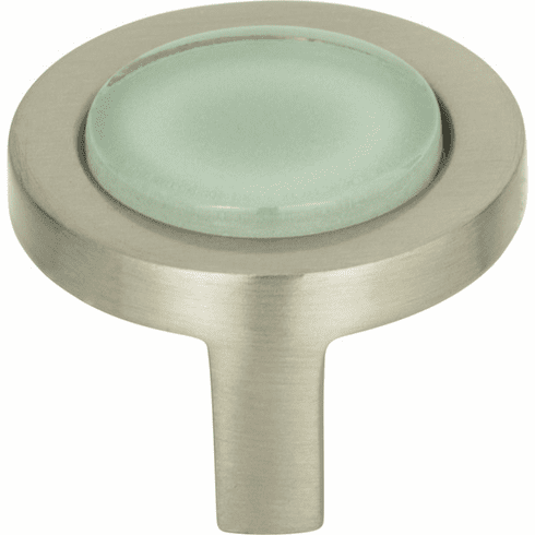 Atlas Homewares 229-GR-BRN Spa 1-1/4" Diameter Round Knob Brushed Nickel