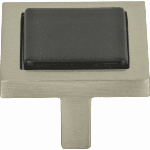 Atlas Homewares 230-BLK-BRN Spa 1 3/8" Length Square Knob Brushed Nickel