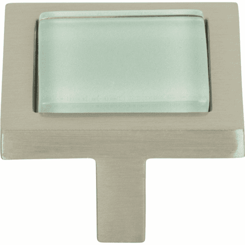 Atlas Homewares 230-GR-BRN Spa 1 3/8" Length Square Knob Brushed Nickel