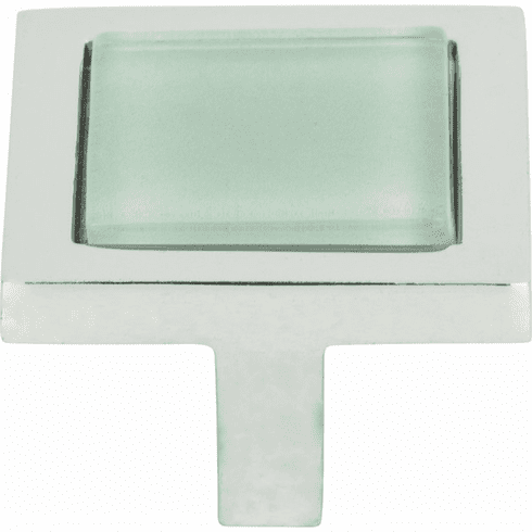Atlas Homewares 230-GR-CH Spa 1 3/8" Length Square Knob Polished Chrome