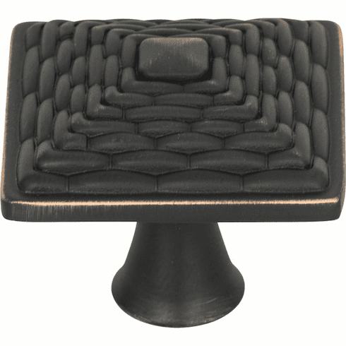 Atlas Homewares 237-VB Mandalay 1 1/4" Length Square Knob Venetian Bronze