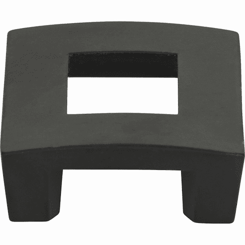 Atlas Homewares 255-BL Centinel 1 3/4" Length Square Knob Matte Black