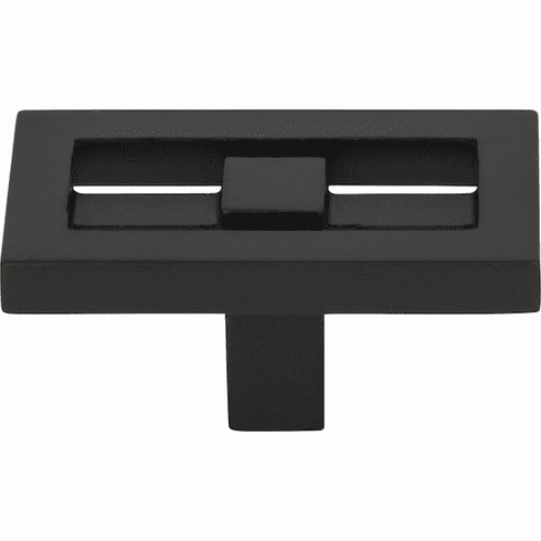Atlas Homewares 261-BL Nobu 1 3/4" Length Rectangle Knob Matte Black
