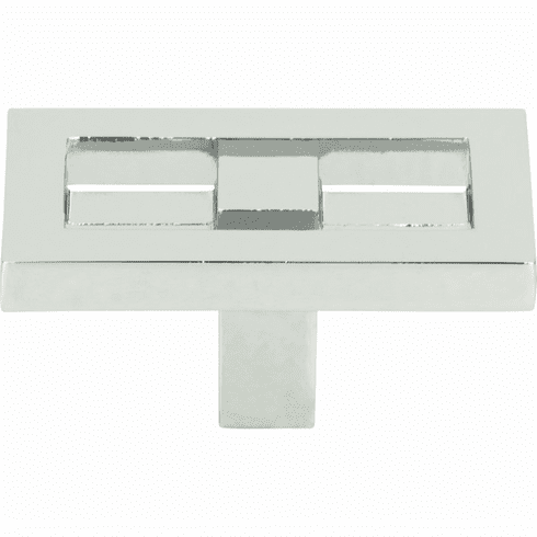 Atlas Homewares 261-CH Nobu 1 3/4" Length Rectangle Knob Polished Chrome