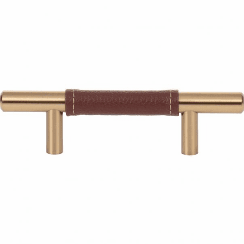 Atlas Homewares 280-OW-WB Zanzibar 3" Center to Center Bar pull Warm Brass
