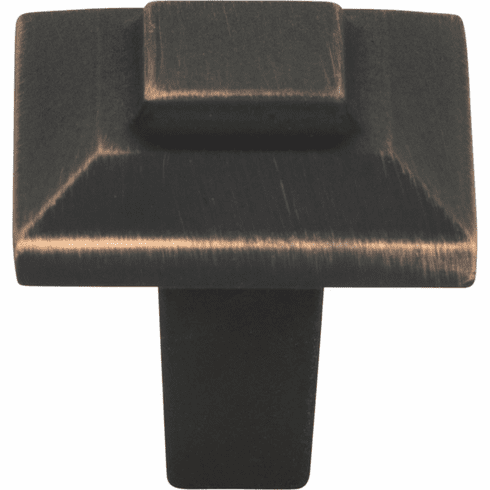 Atlas Homewares 283-VB Trocadero 1" Length Square Knob Venetian Bronze