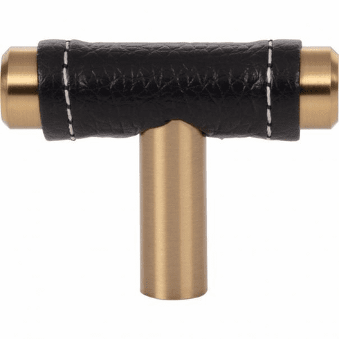 Atlas Homewares 288-BL-WB Zanzibar 1 7/8" Length Geometric Knob Warm Brass